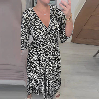 Frieda | Zomerjurk met hoge taille