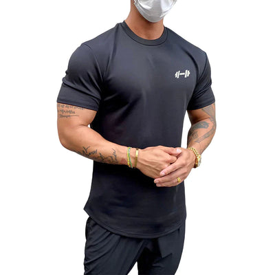 ELASTISCH KATOENEN T-SHIRT