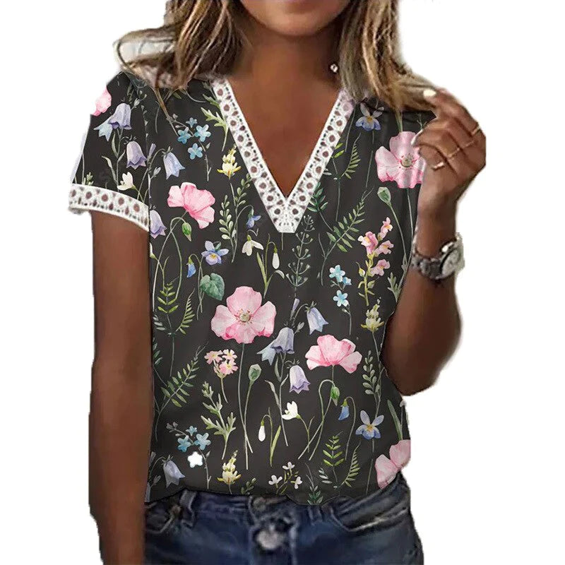 Chantal | Kanten T-shirt