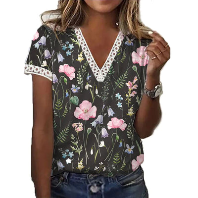 Chantal | Kanten T-shirt