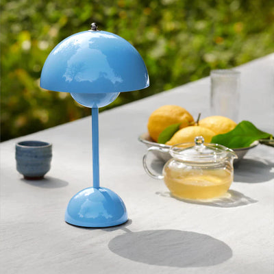 Draadloze paddenstoel lamp