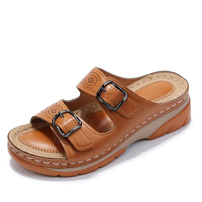 MAXINE | ORTHOPEDISCHE LEREN SANDALEN