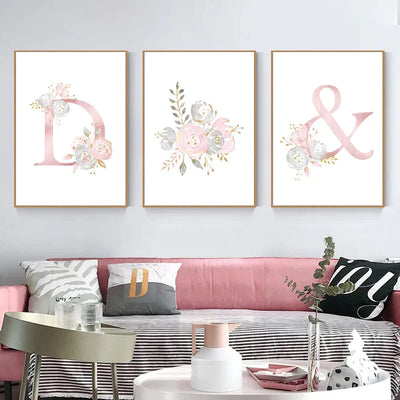 Pink Name Art