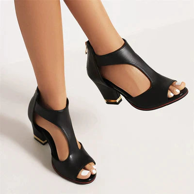 Belise | Sandalen met orthopedische hak