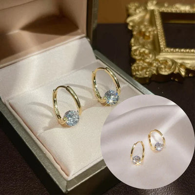 Diamanten oorbellen | 1+1 GRATIS