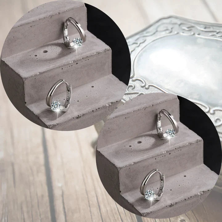 Diamanten oorbellen | 1+1 GRATIS