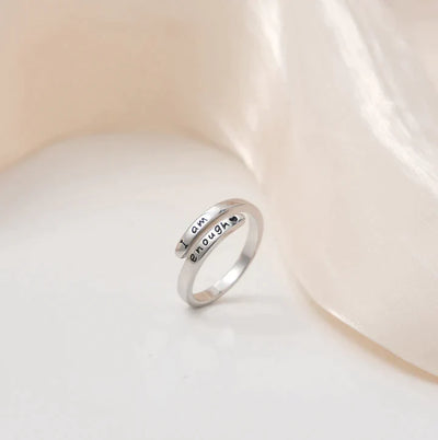 'I Am Enough' Ring | 1+1 GRATIS