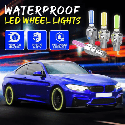 Waterdichte LED-wiellampjes (4 stuks)