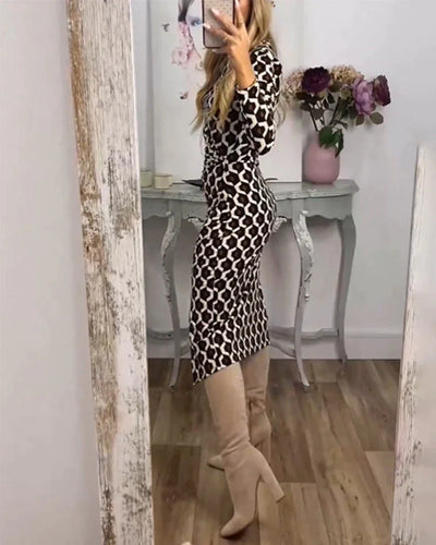 Tina | Jurk met split