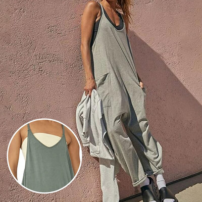Minimalistische jumpsuit met zakken