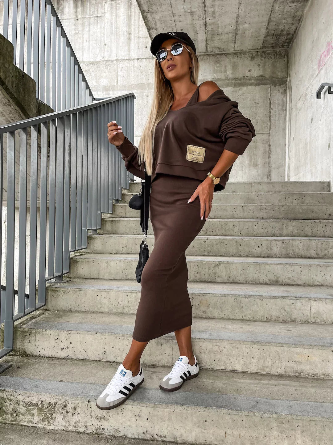 Sharon | Jurk en sweater set