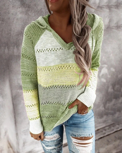 Freya | Gebreide sweater met koord