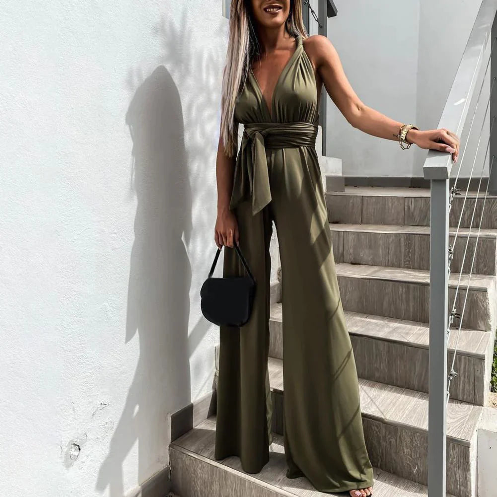 VICTORIA | ZOMERSE JUMPSUIT MET WIJDE BROEK