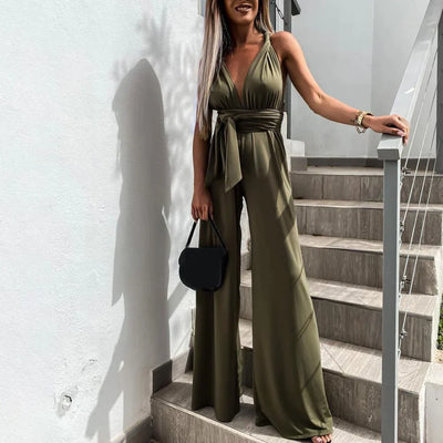 VICTORIA | ZOMERSE JUMPSUIT MET WIJDE BROEK