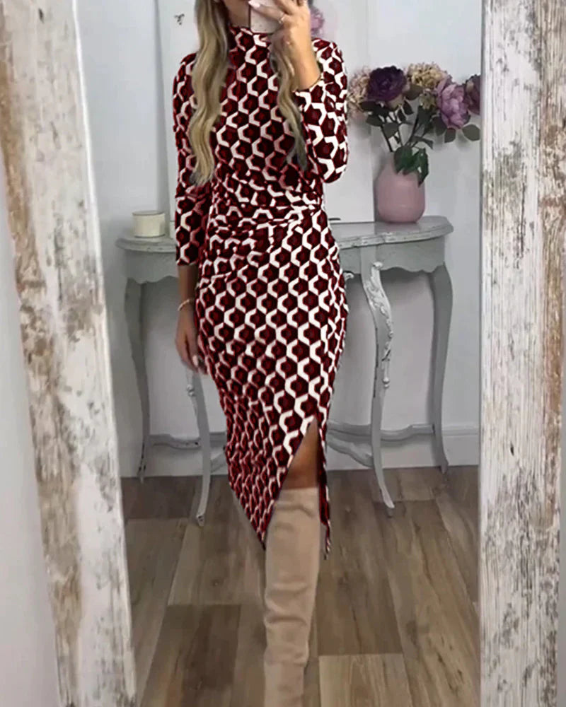 Tina | Jurk met split