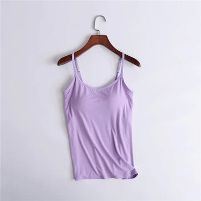 Comfortabel sportgilet met borstvulling