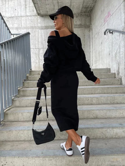 Sharon | Jurk en sweater set