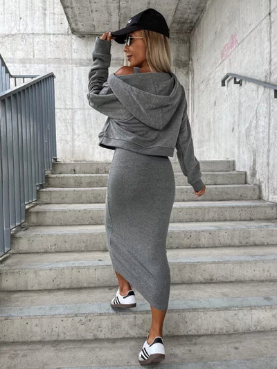 Sharon | Jurk en sweater set