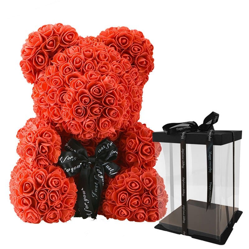 Luxe rozenbeer met geschenkdoos