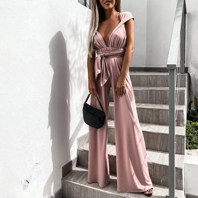 VICTORIA | ZOMERSE JUMPSUIT MET WIJDE BROEK
