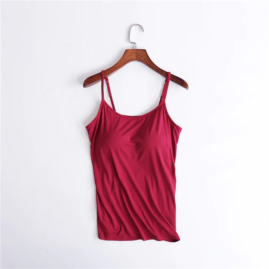 Comfortabel sportgilet met borstvulling