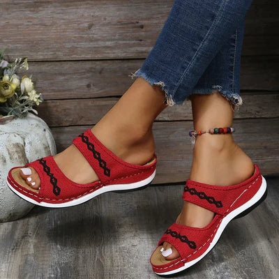 Mindy | de orthopedische leren sandalen