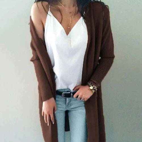 Isabel | Zacht lang vest