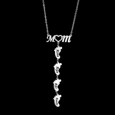 Mama's Love™ | Gepersonaliseerde Babyvoeten Ketting