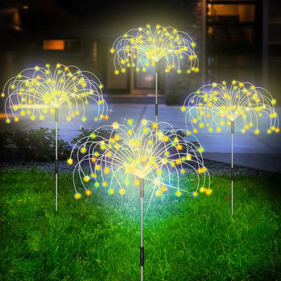 Solar Tuin Vuurwerk Lamp