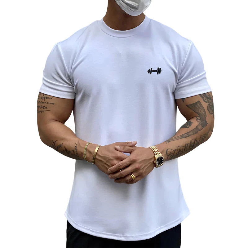 ELASTISCH KATOENEN T-SHIRT